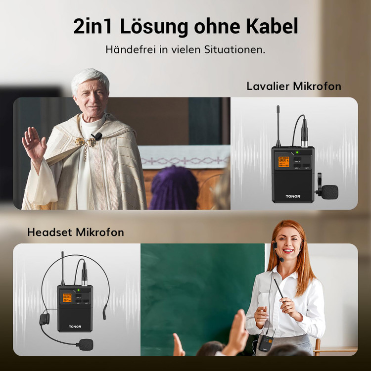 میکروفون بیسیم TONOR TW632