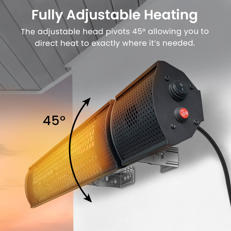 بخاری تابشی دیواری پرو بریز مدل PB‑H16