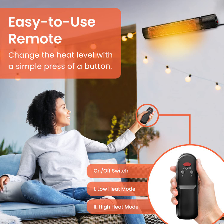 بخاری تابشی دیواری پرو بریز مدل PB‑H16